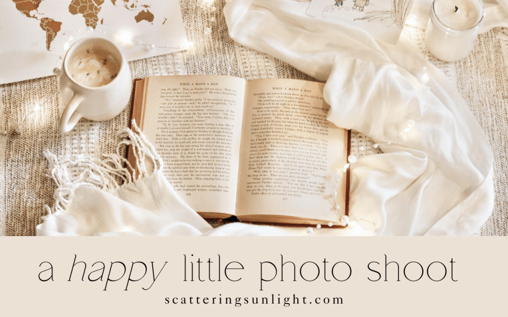 a happy little photo shoot