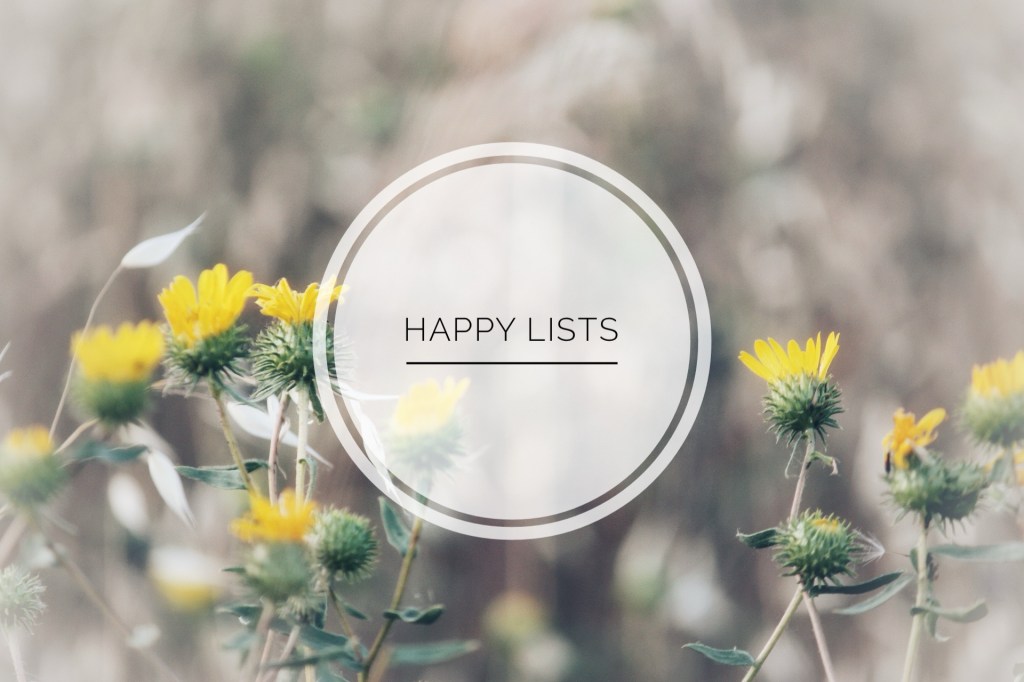 happy lists