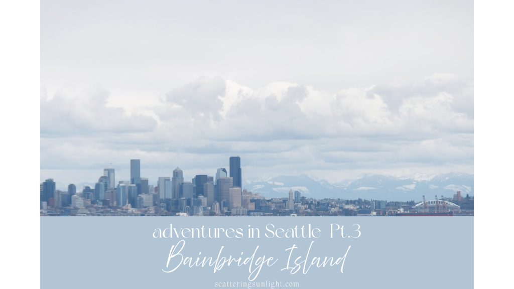 adventures in Seattle   Pt. 3 Bainbridge&nbsp;Island