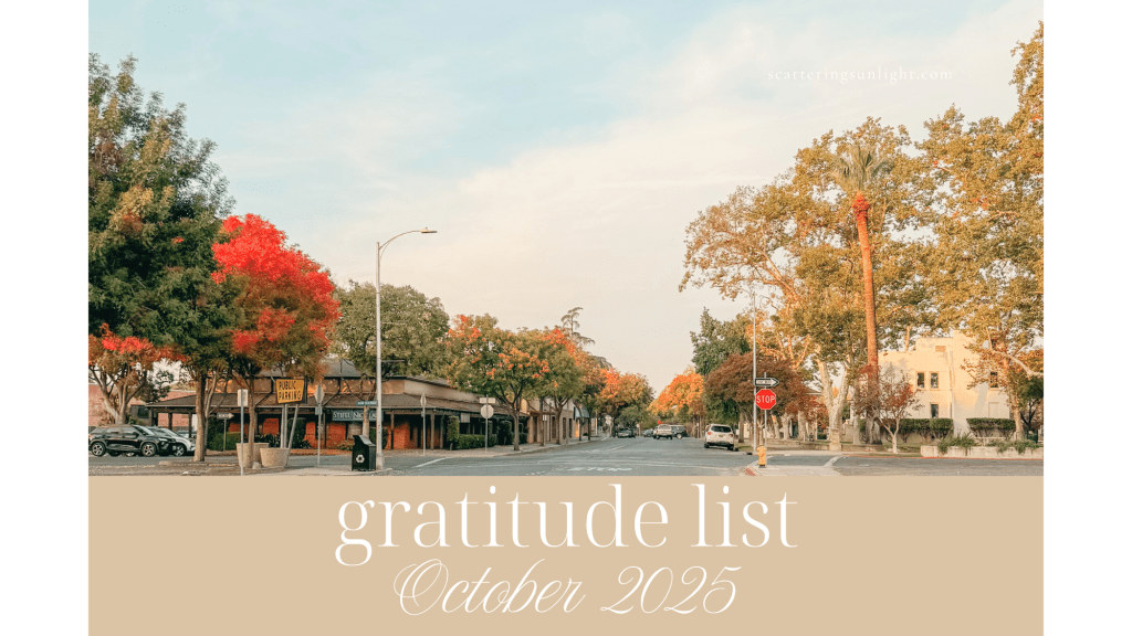 gratitude list {3}
