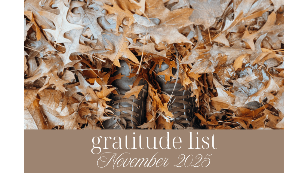 gratitude list {4}