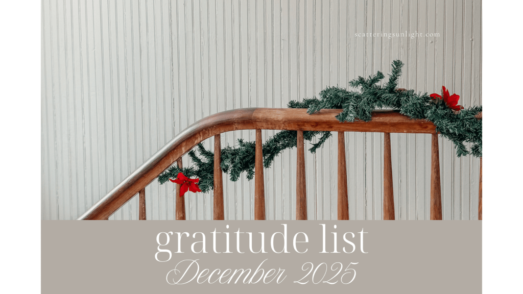 gratitude list {5}