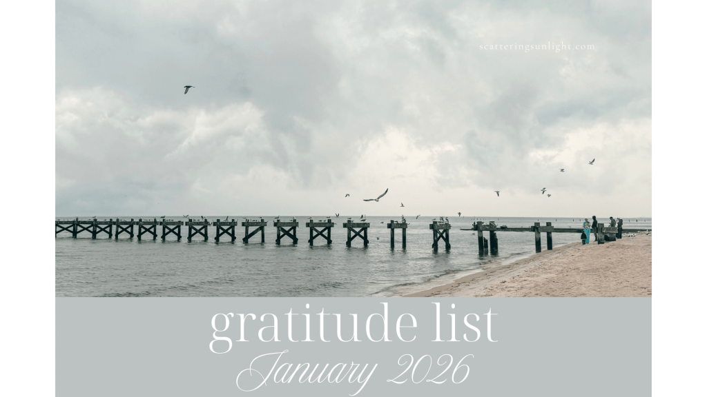 gratitude list {6}